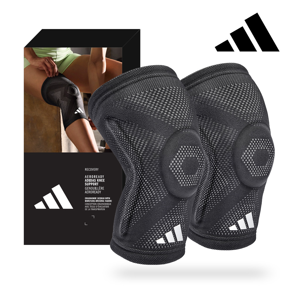 1+1 아디다스 에어로레디 엘리트 무릎보호대 니슬리브 러닝 등산 헬스 배구 축구 슬개골