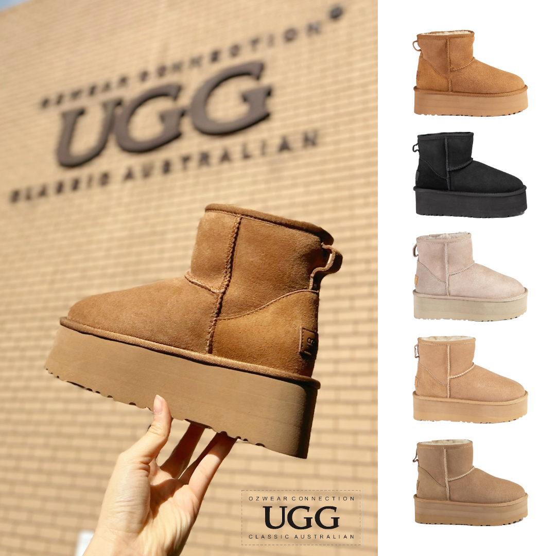 호주 오즈웨어 클래식 미니 하이 플랫폼 여성 어그부츠 25FW OB360PP