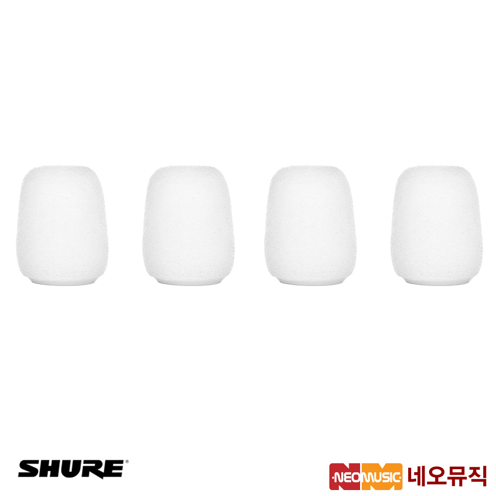 슈어 RK514WS 유선마이크액세서리 / Shure /MX405, MX410, MXC420 용 윈드스크린 (화이트) : 네오뮤직