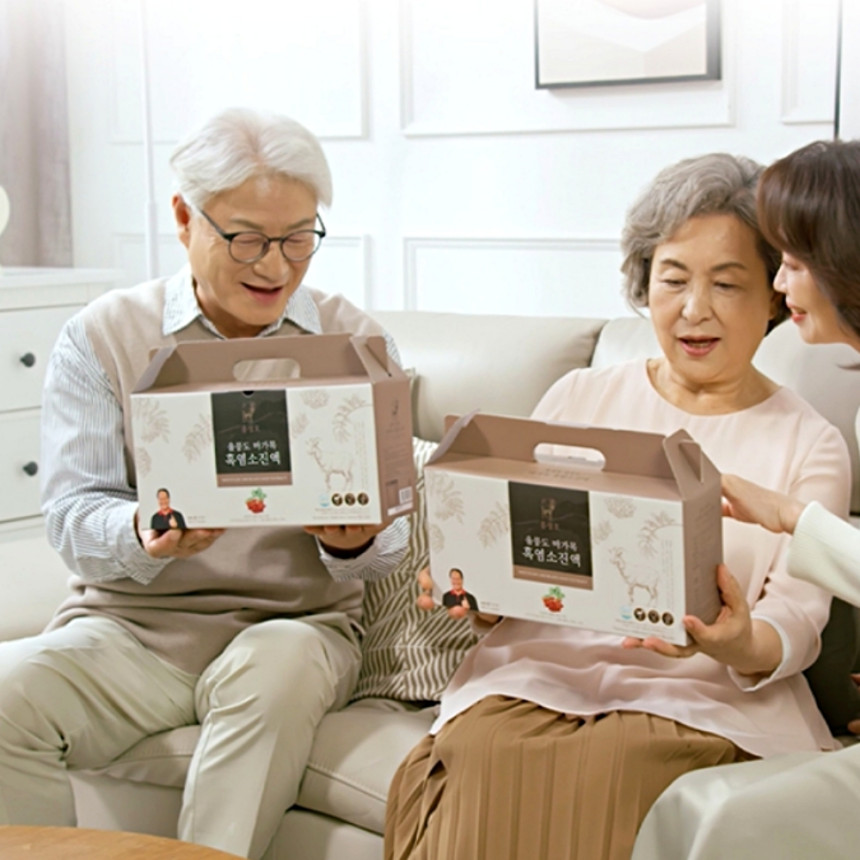 홍성호 울릉도 마가목 흑염소진액 30+3포 1개월분 국내산 토종 자연방목 엑기스 흑염소즙