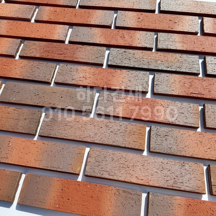 점토타일 그라데이션 240x60x12T 01번 컬러 / 하다건재