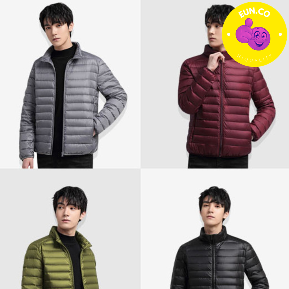 남성용 겨울 파카 작업복 패딩 초경량 숏패딩 사무실 근무복