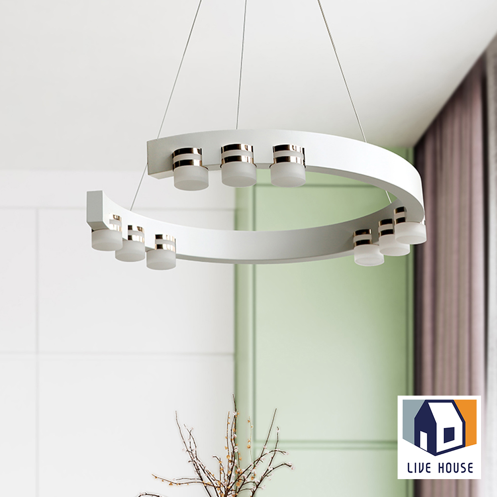 LED 식탁등 카페 인테리어 조명 씨라인 일자 펜던트 6등 화이트