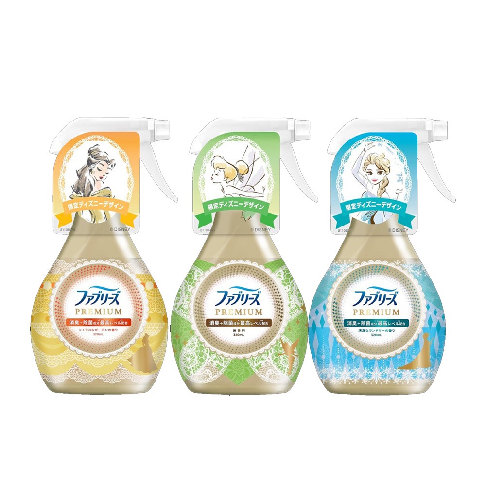 페브리즈 프리미엄 디즈니 콜라보 탈취 스프레이 320ml