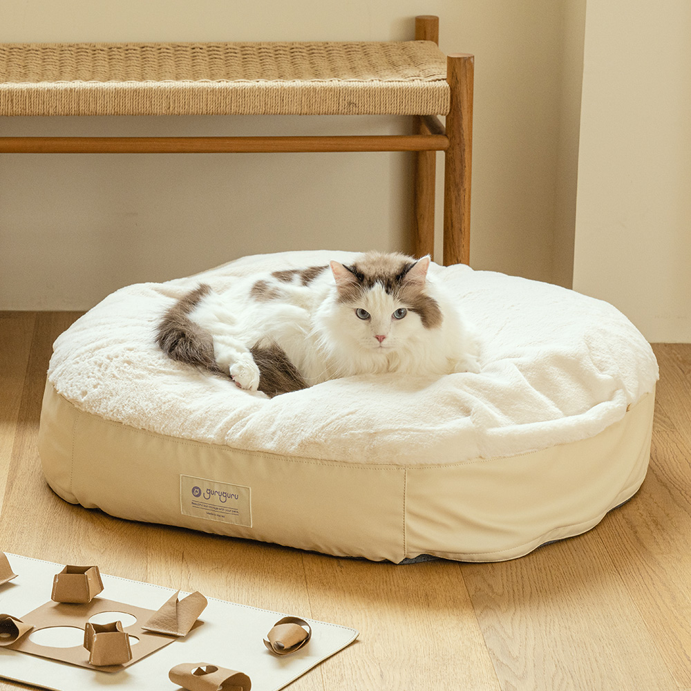 구루구루 구루베드 벤티 강아지 고양이 애견 펫 캣 대형견 다묘 대형 빈백 침대 방석 쿠션