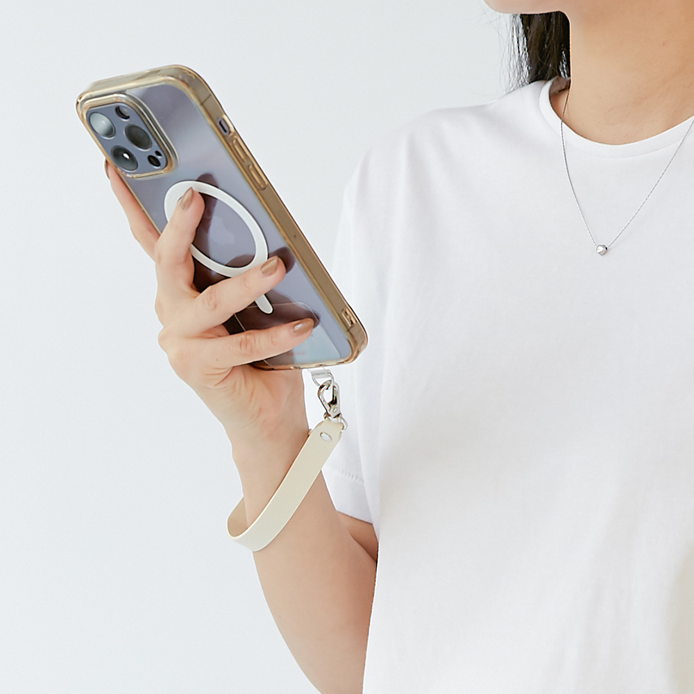퍼니메이드 태그홀더 가죽 핸드폰 도난방지 손목 스트랩 전 기종 - 상세 이미지 2