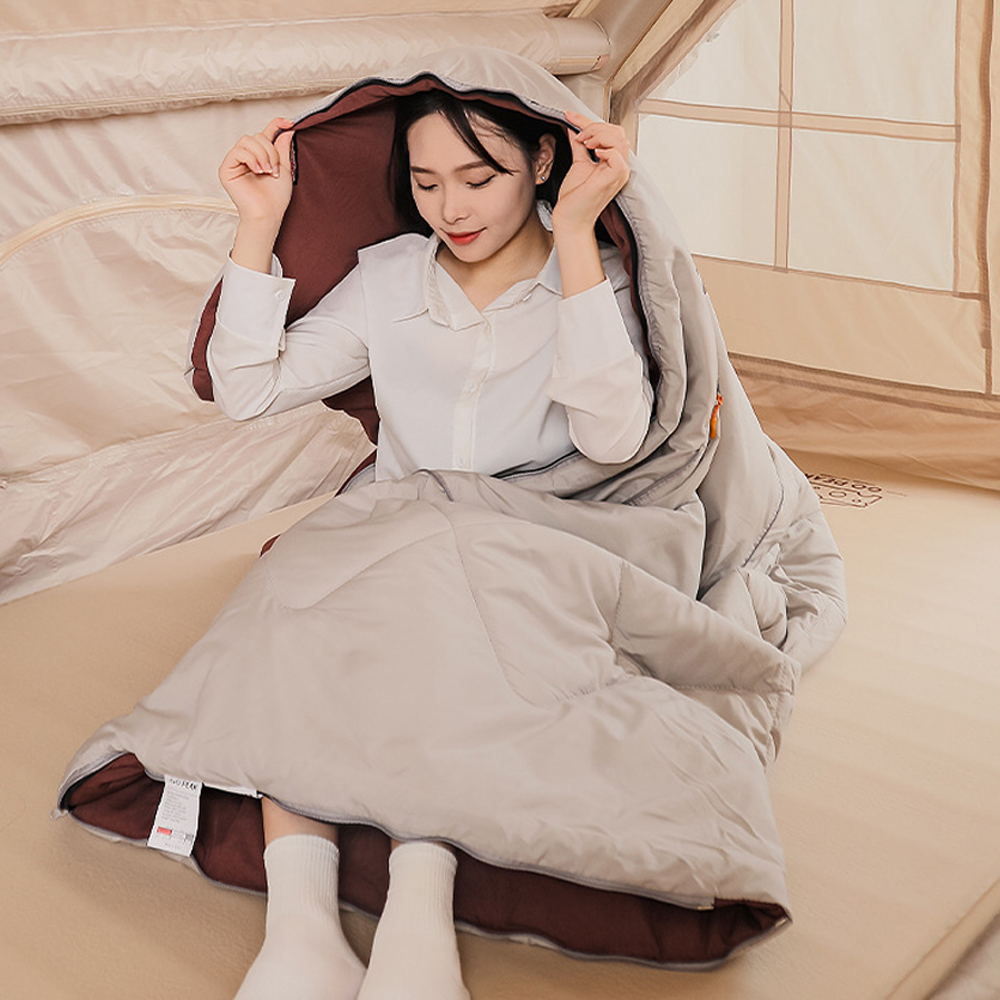에이그라운드 캠핑 침낭 쿠션 차박 사계절 휴대용 베개 이불 - 상세 이미지 5