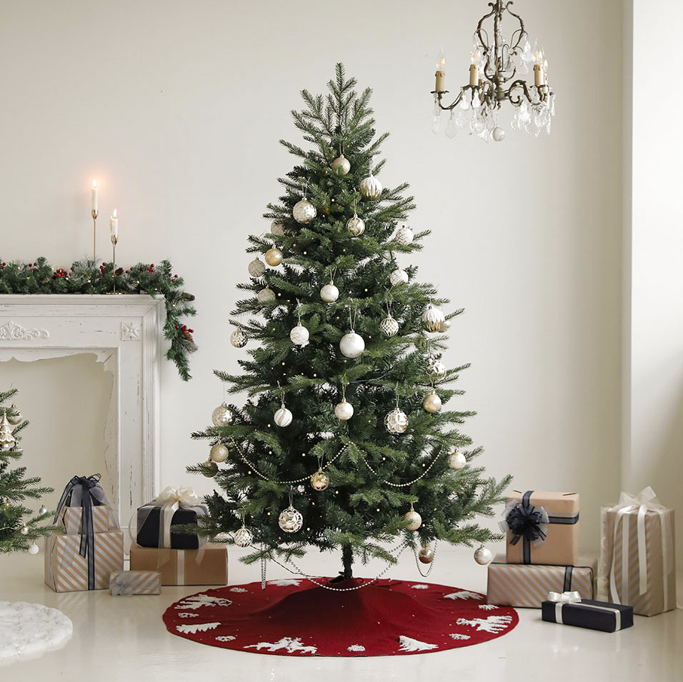 풀세트 피오르 북유럽 대형 북유럽 크리스마스 소품 트리 스커트 전구 장식 만들기 B1