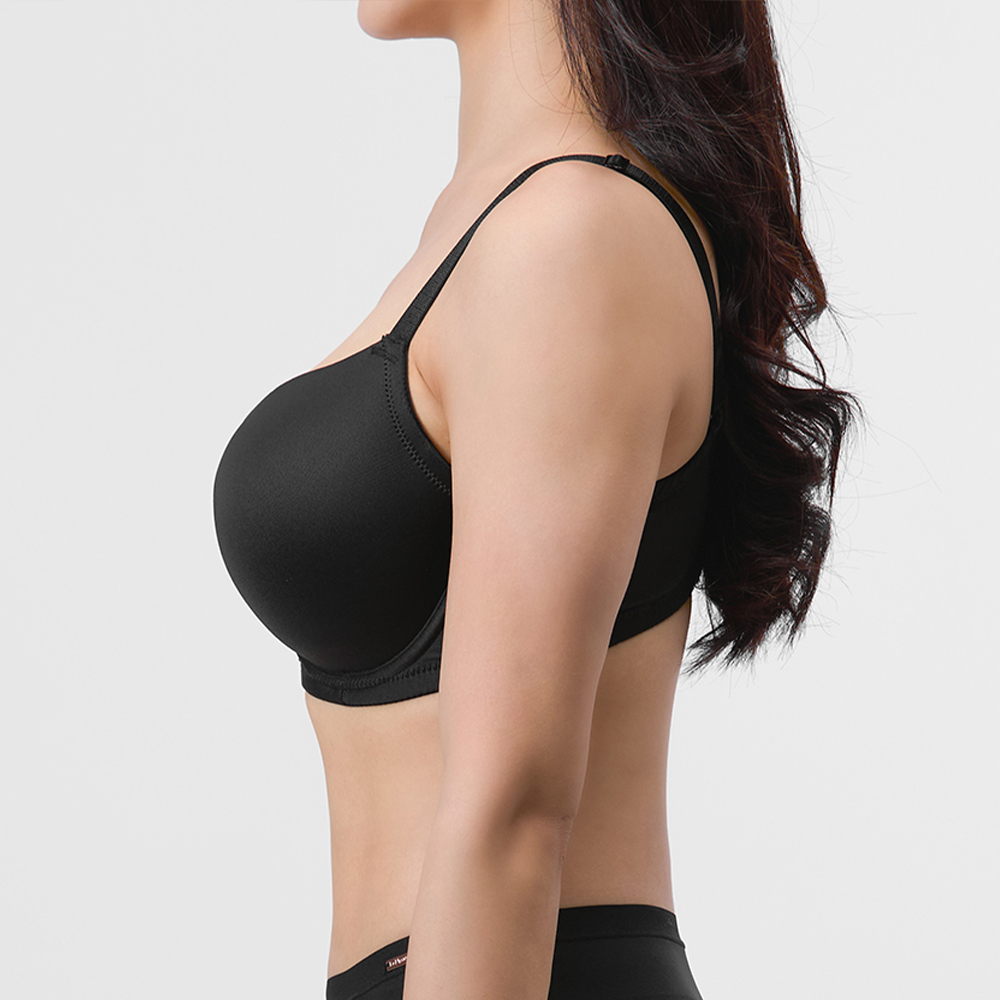 [브라샵로라] 파르페 지니 플런지 티셔츠 몰드 블랙 큰가슴 큰컵 빅사이즈 G컵 H컵 I컵 이미지 3