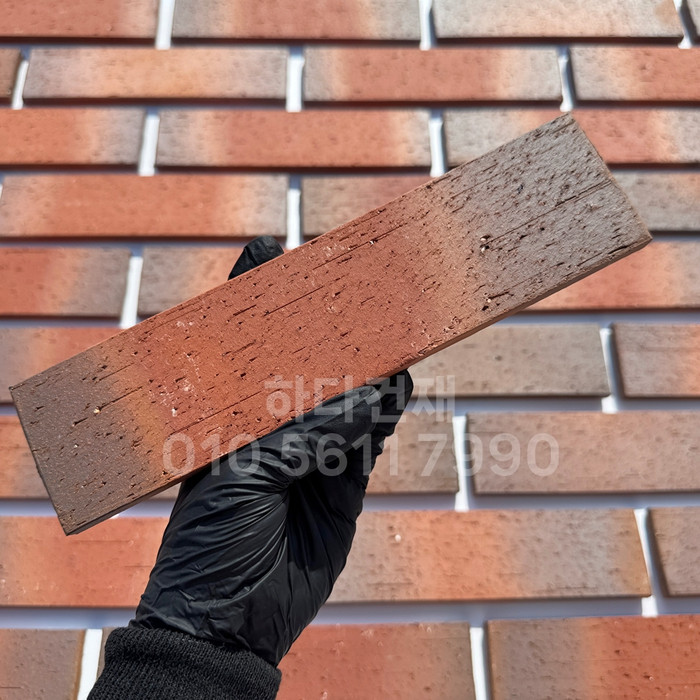 점토타일 그라데이션 240x60x12T 01번 컬러 / 하다건재