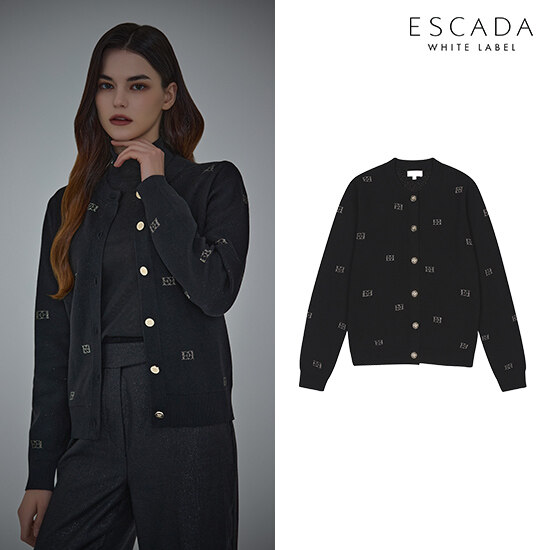 에스까다(ESCADA) 여성 글램 울 니트 재킷 - 상세 이미지 4