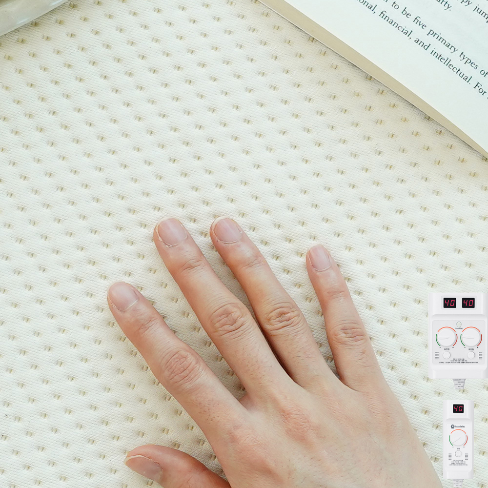 탄소매트 오가닉 면 전기요 EMF 전자파 안심 세탁 슈퍼싱글