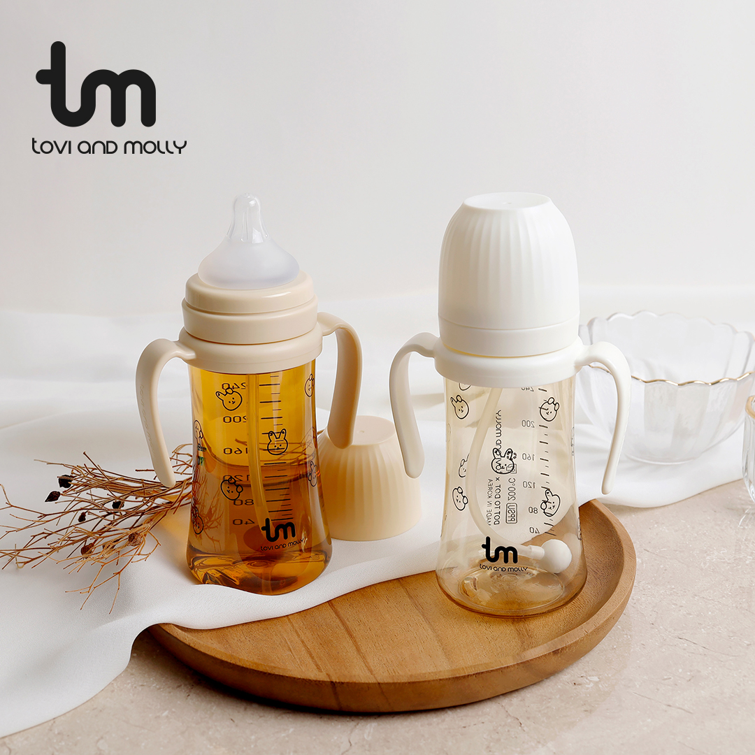 [토비앤몰리] 자기주도 셀프 수유 빨대 젖병 돗바니 돗람이 280ml - 상세 이미지 3