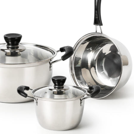 F.S 협력사 스텐 집들이냄비 양수 신혼 가정용 선물용 냄비세트 3종