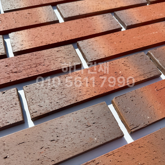 점토타일 그라데이션 240x60x12T 01번 컬러 / 하다건재