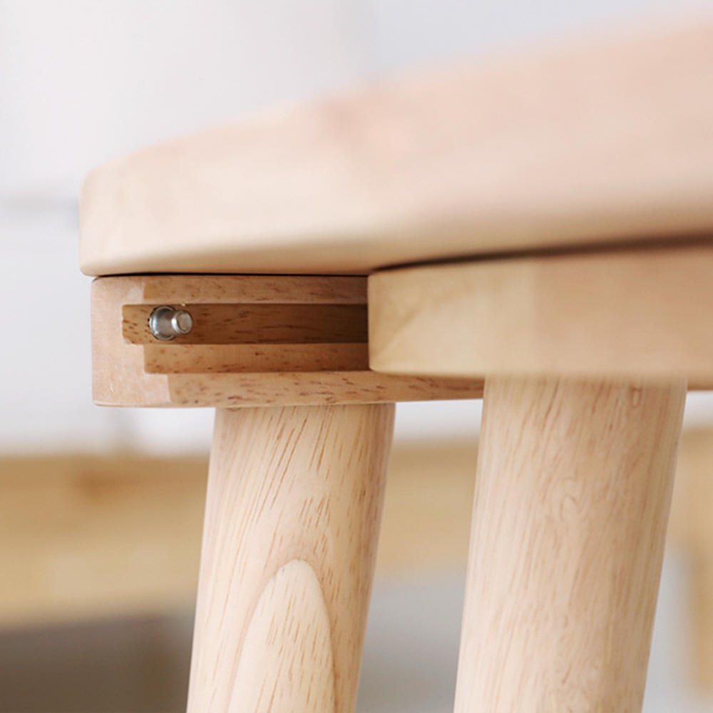 PONDU 확장형 테이블 고무나무 내추럴 6003.7951