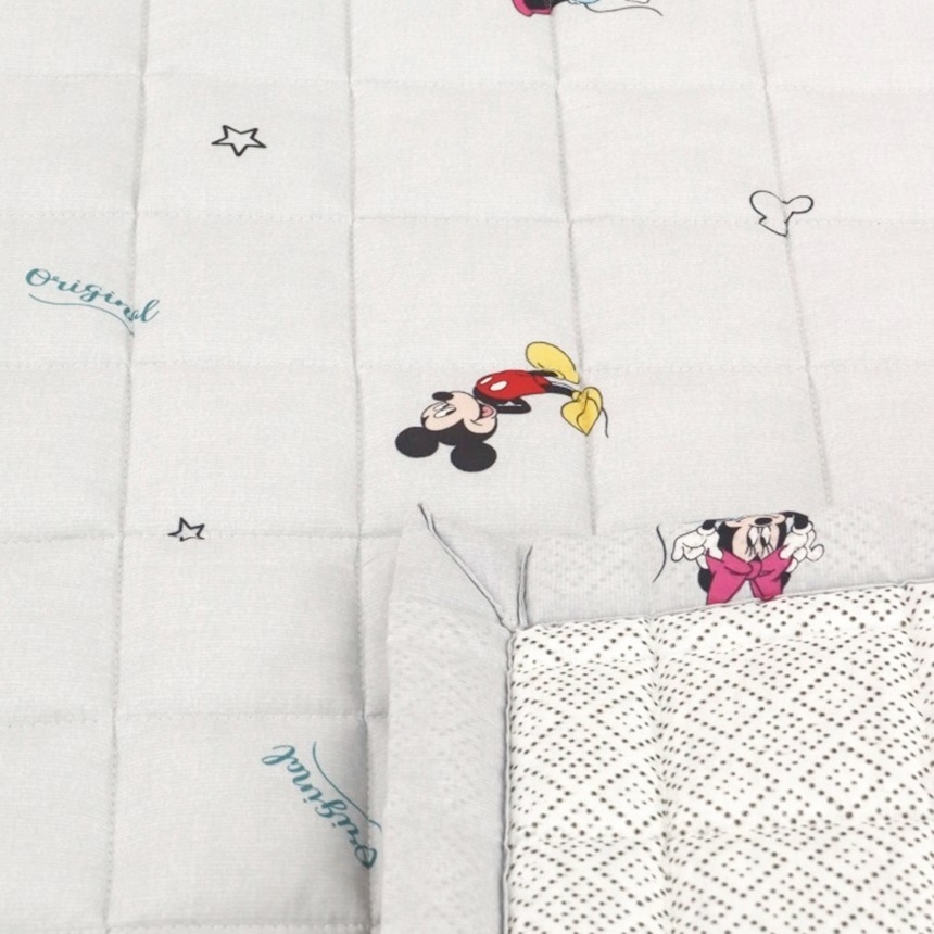 미키마우스 키즈 모달100 어린이 싱글 고정밴드 침대패드 SS