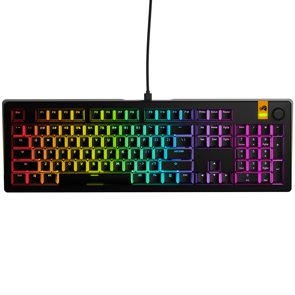 글로리어스 GMMK3 HE 100% Prebuilt 커스텀 래피드 트리거 유선 게이밍 키보드(블랙/화이트) - 상세 이미지 2