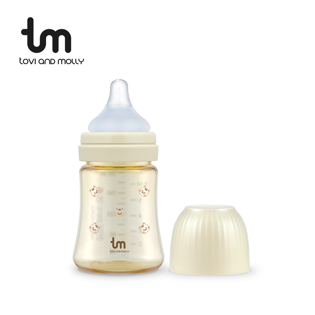 [토비앤몰리] 신생아 아기 배앓이 싱글 젖병 돗람이 바닐라 180ml 280ml - 상품 이미지