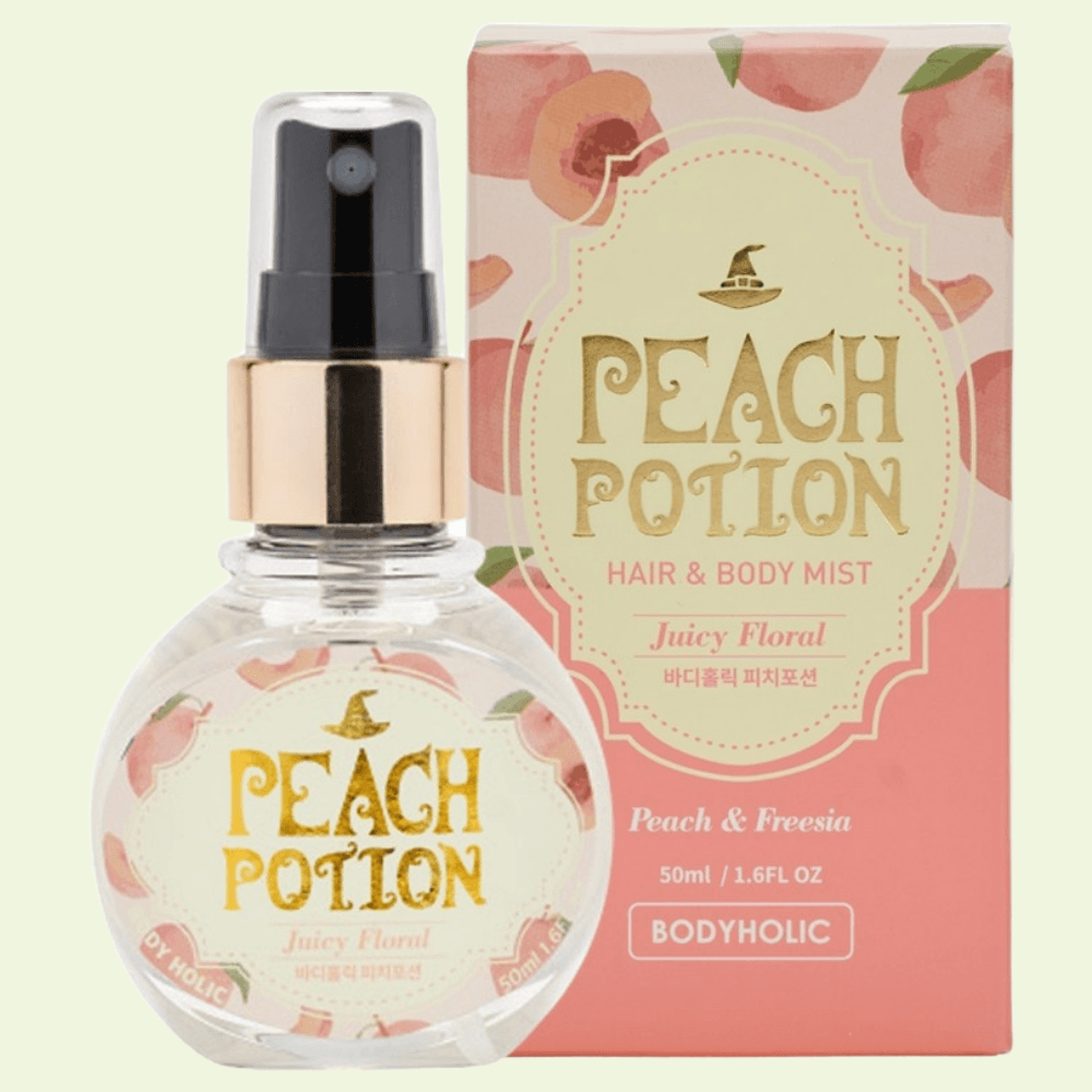 바디홀릭 바디미스트 피치포션 복숭아향, 50ml, 1개 : 블리스하이