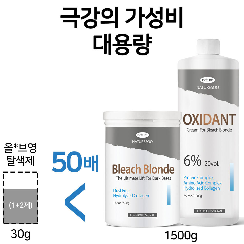 블리치 블론드 탈색약 셀프탈색 저자극 파우더 - 상세 이미지 2