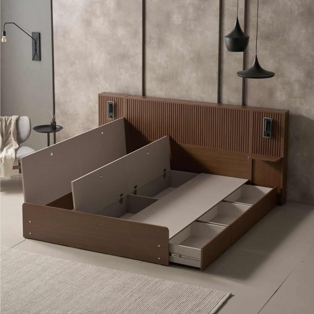 보미 호텔식침대프레임 호텔침대 빅수납침대 호텔형