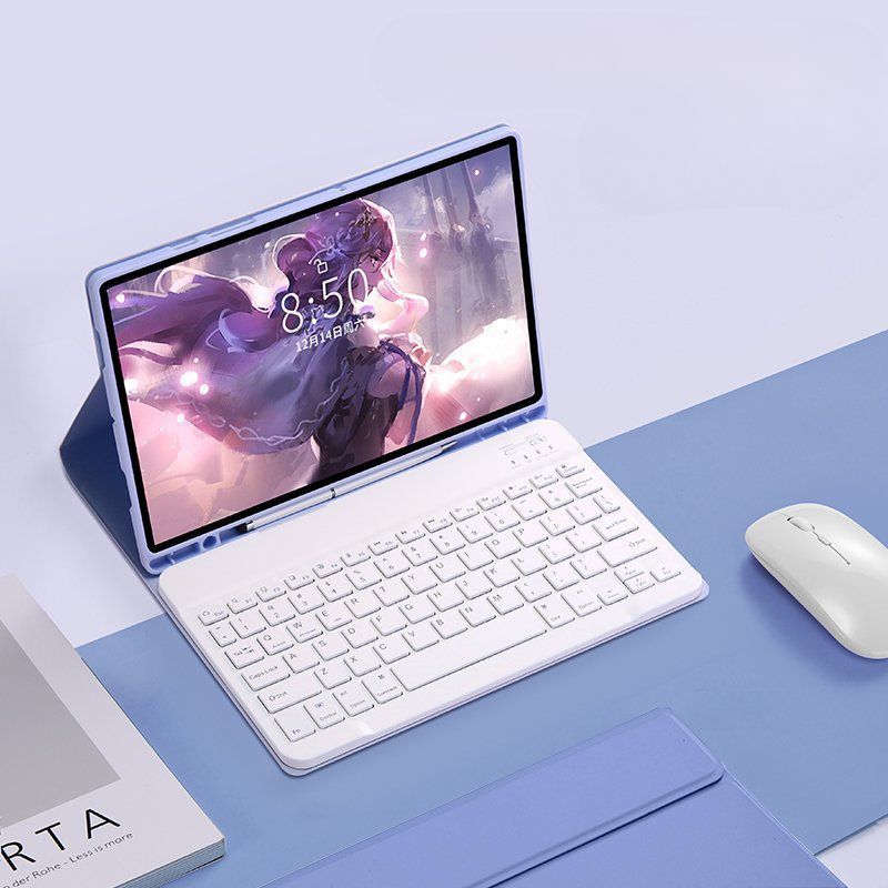 갤럭시탭 s10+ 케이스 키보드 마우스 거치대 커버 펜 트레이 Qingshan Dai 키보드 삼성 갤럭시 탭 S10+(12.4인치) - 상세 이미지 4