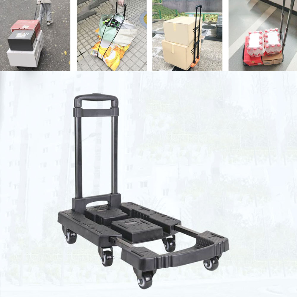 강력 접이식 핸드카트 폴딩 6휠 360도회전 각도조절 구르마