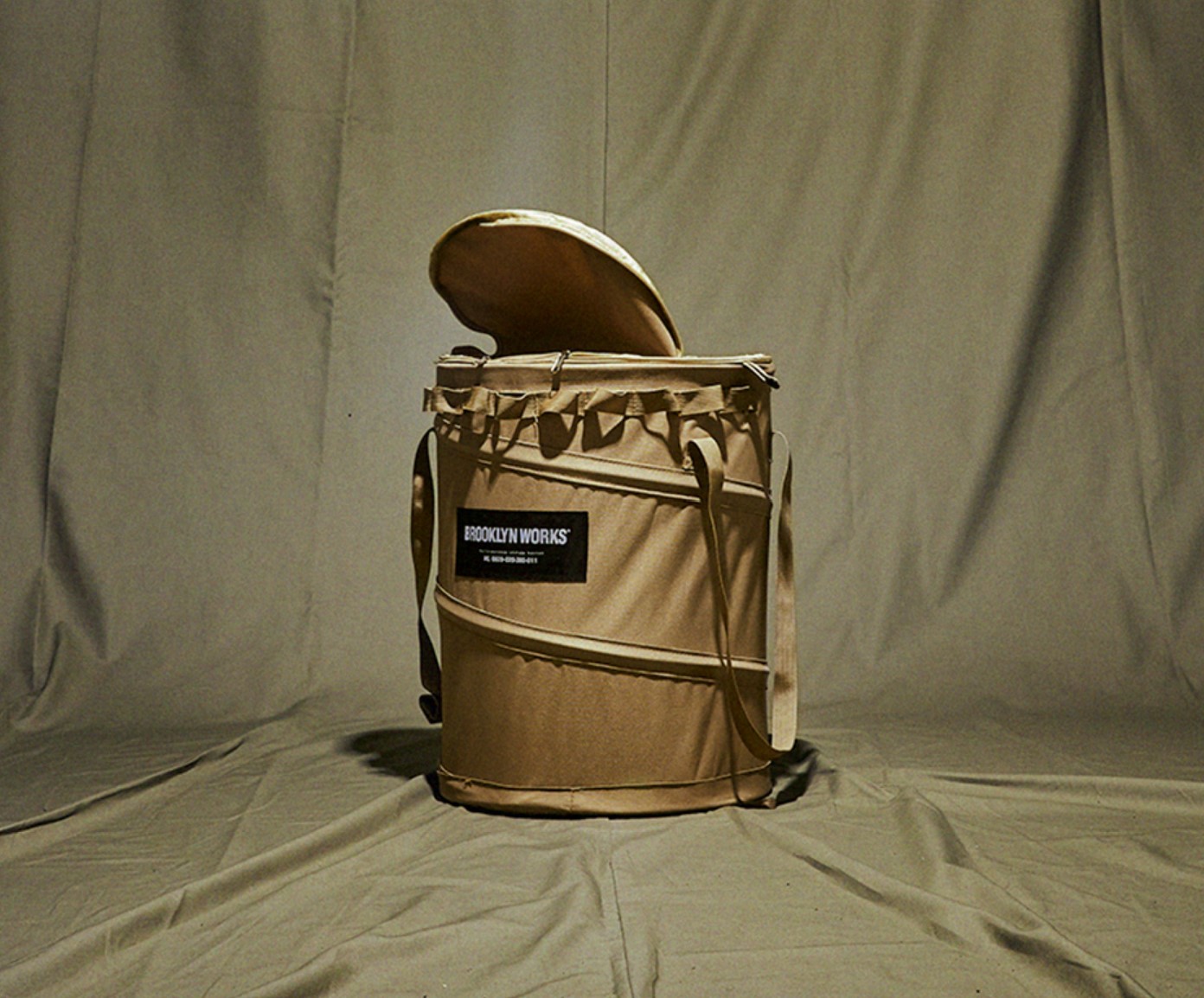 브루클린웍스 팝업 백 휴지통 쓰레기통 바스켓 접이식 휴대용