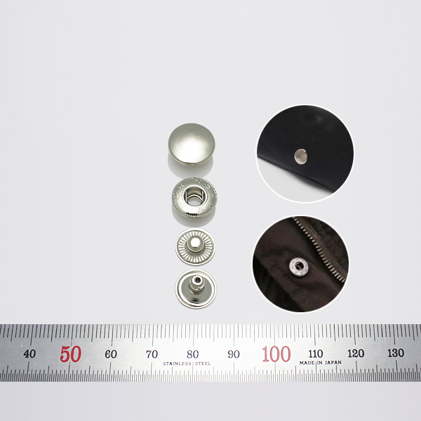 SP01 국산 스프링 스냅 니켈 10mm 10개 외 가방 단추 부자재 가죽 공예 리버스몰 - 메인 이미지