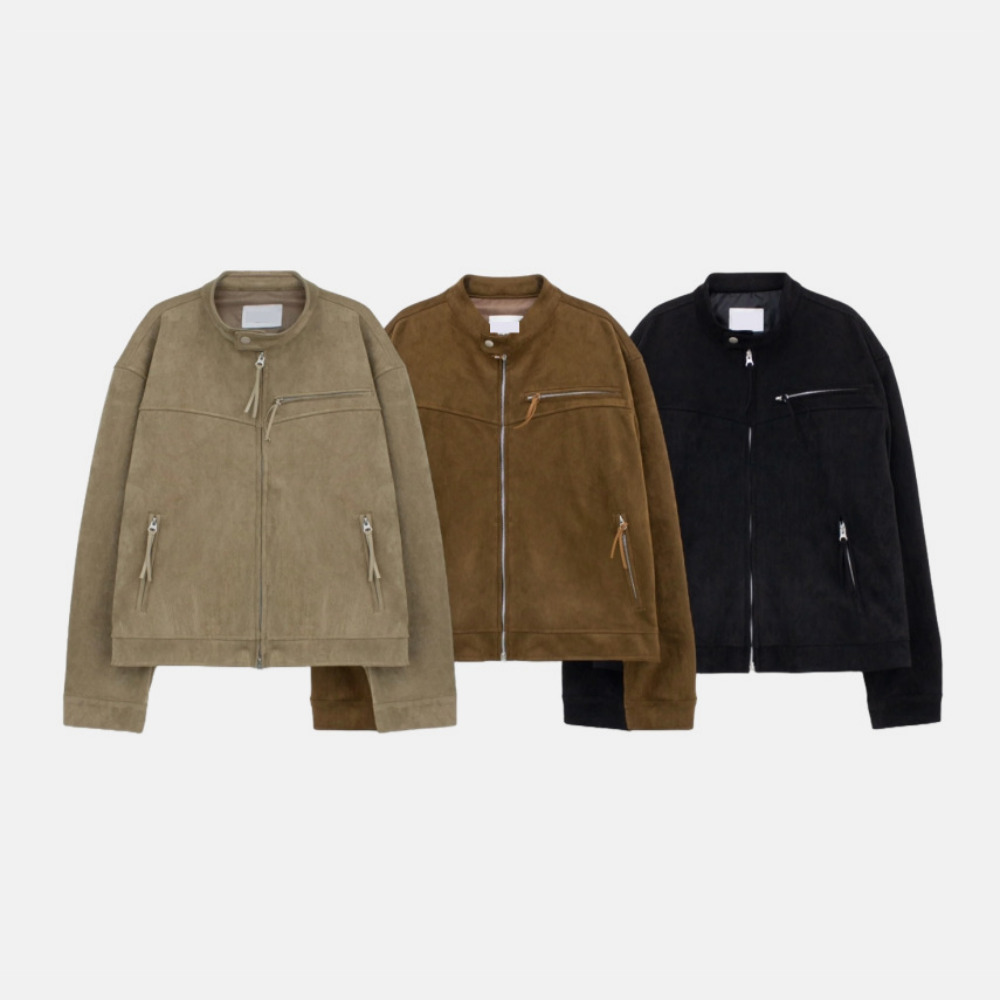 남자스웨이드자켓 바이커자켓 라이더자켓 - 상세 이미지 2