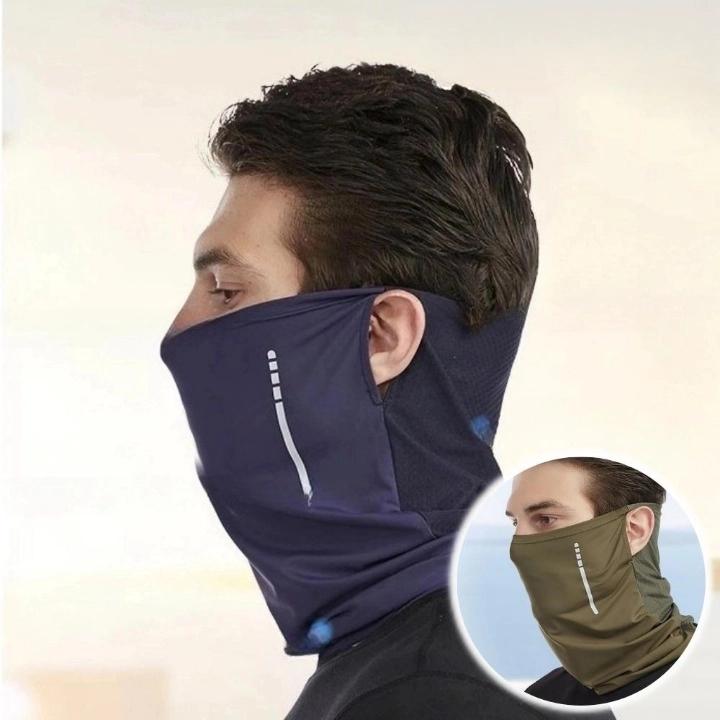 쿨 넥워머 여름용 목 토시 귀걸이 목 워머 - 메인 이미지