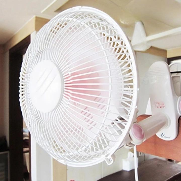 2층 침대 선풍기 집게 선풍기 대형 병원 침대용 선풍기 - 메인 이미지