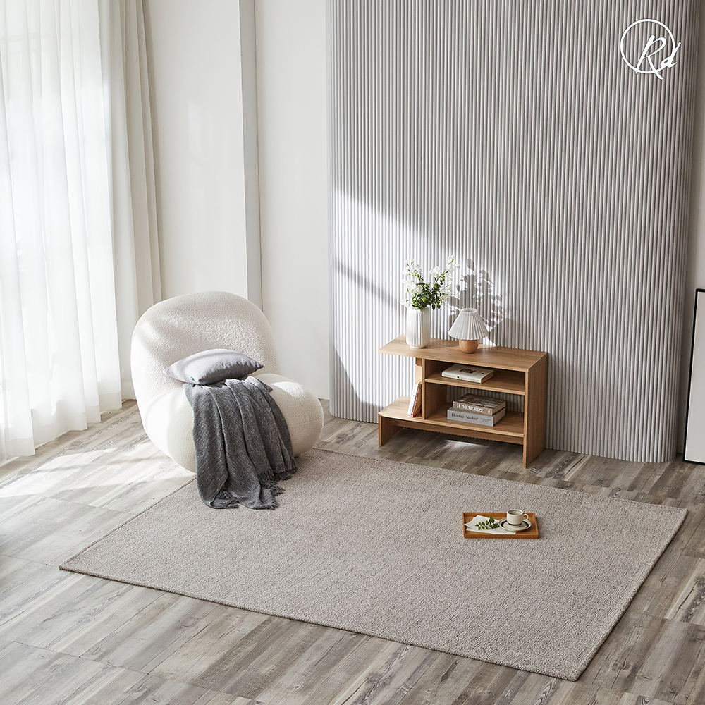 토믹 카페트 선염투톤 극세사 단모 러그 소형 대형 원형 사각 카펫 100x150