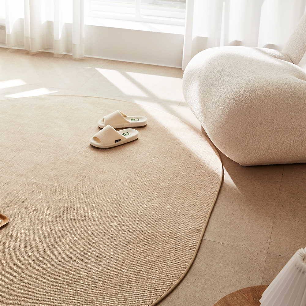 소프티 카페트 소프트 실키터치 라이브 방수 러그 소형 대형 원형 사각 원형200