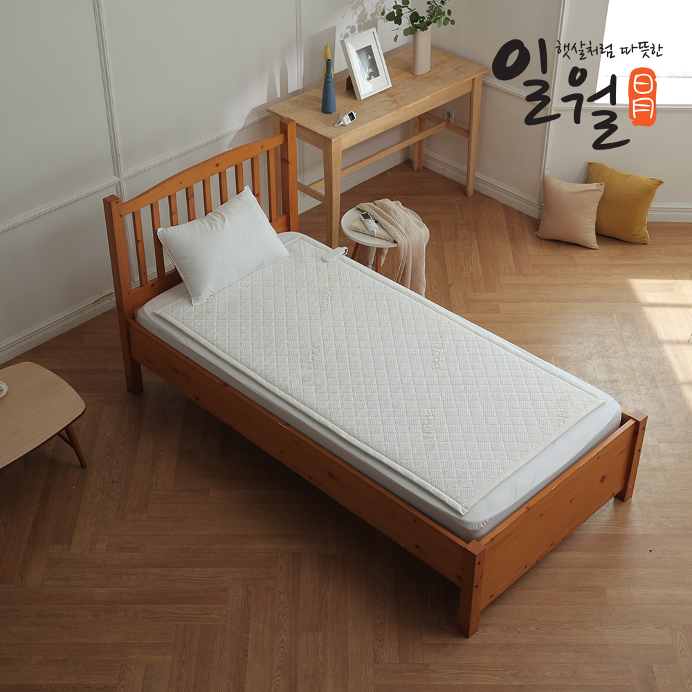 일월 카본매트 탄소 전기매트 전기장판 전기요 워셔블 프리미엄 모달 싱글 제품 이미지