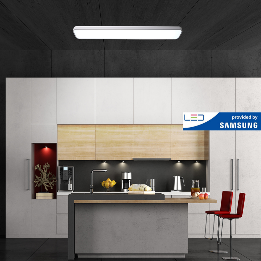 KC인증 시스템주방등 국산 LED 일자 싱크대 부엌 조명 주방등 30W, 주광색 - 상품 이미지