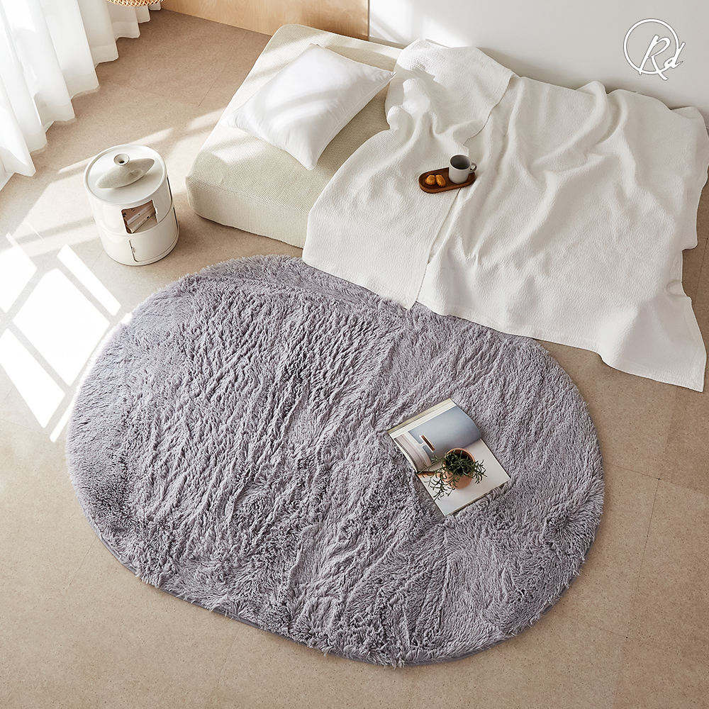 스노우 장모 카페트 워셔블 소프트 국내산 러그 대형 카펫 60x120