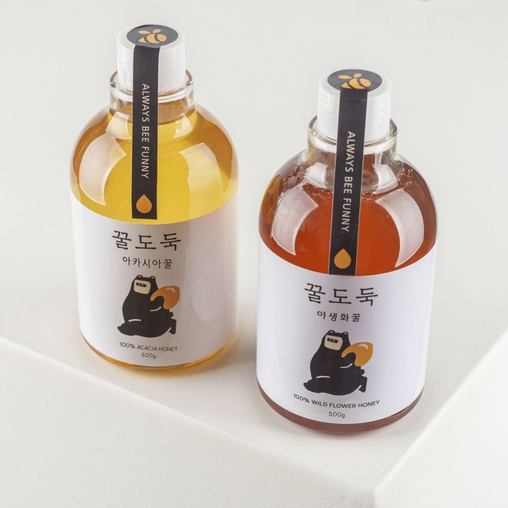 꿀잼농장 순수 자연 채밀 꿀 아카시아꿀 야생화꿀 500ml - 상세 이미지 5