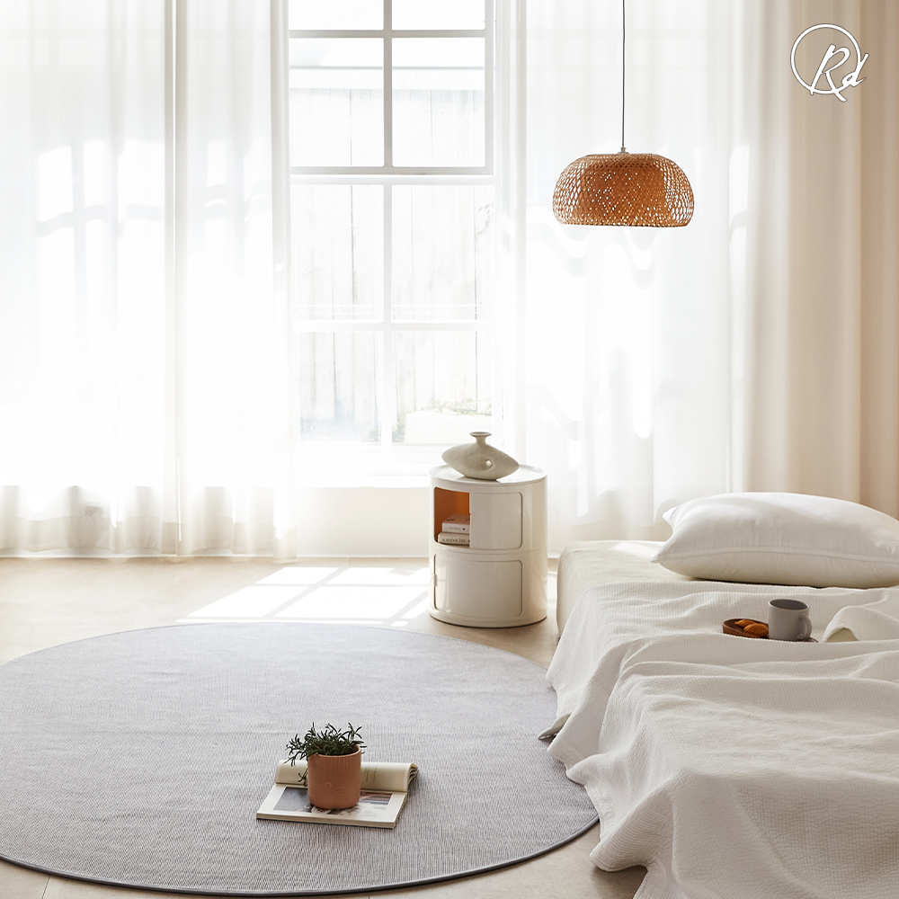 소프티 카페트 소프트 실키터치 라이브 방수 러그 소형 대형 원형 사각 원형200