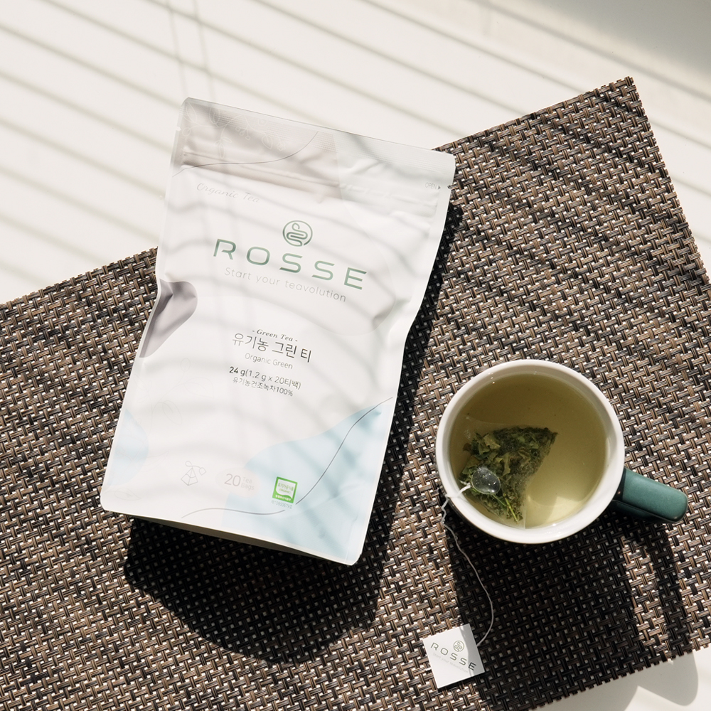 유기농 그린티 녹차 24g(1.2gx20티백) - 상품 이미지