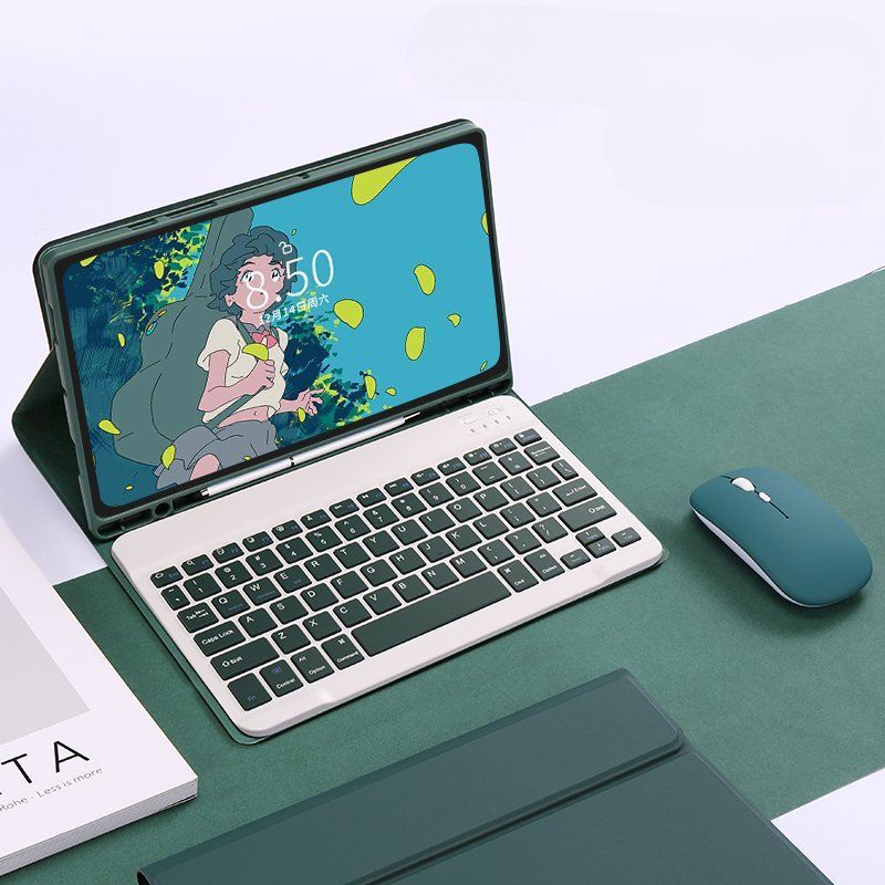 갤럭시탭 s10+ 케이스 키보드 마우스 거치대 커버 펜 트레이 Qingshan Dai 키보드 삼성 갤럭시 탭 S10+(12.4인치) - 상세 이미지 2