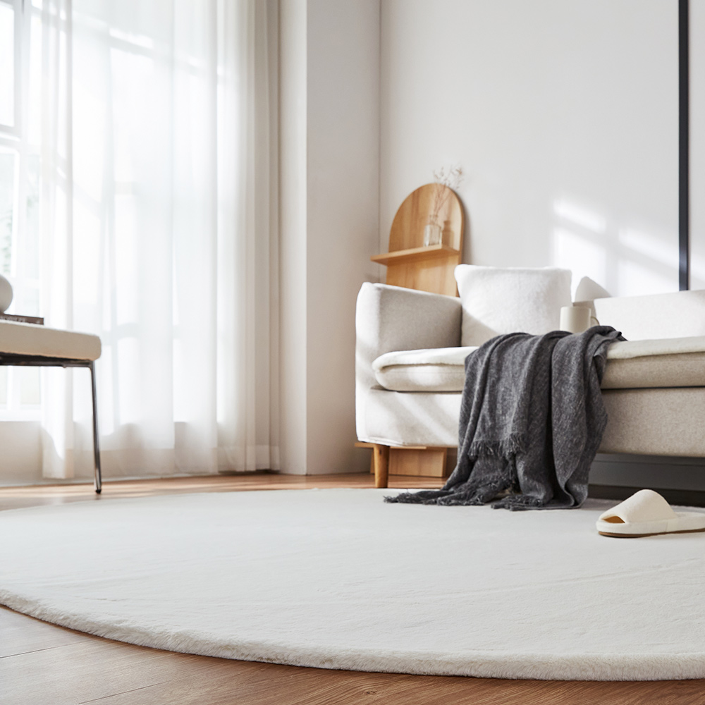 에코퍼 래빗 카페트 인조토끼털 러그 워셔블 대형 카펫 60x120