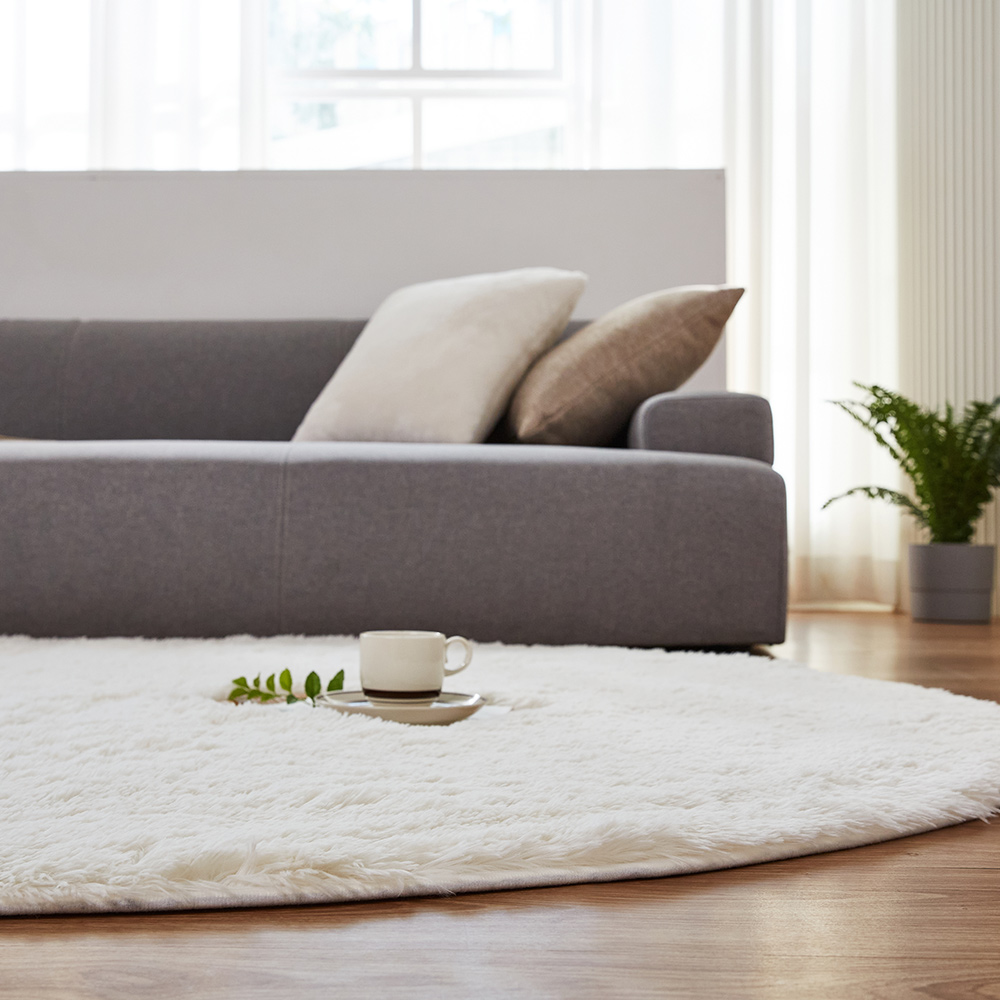 스노우 장모 카페트 워셔블 소프트 국내산 러그 대형 카펫 60x120