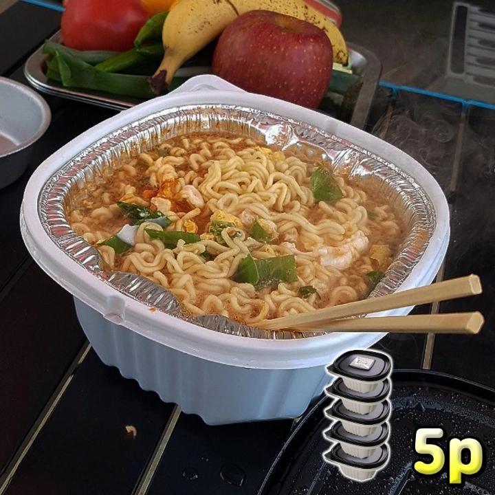 5p 발열 라면 용기 캠핑 발열 팩 라면 발화제 - 메인 이미지