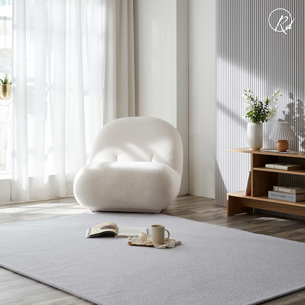 토믹 카페트 선염투톤 극세사 단모 러그 소형 대형 원형 사각 카펫 100x150