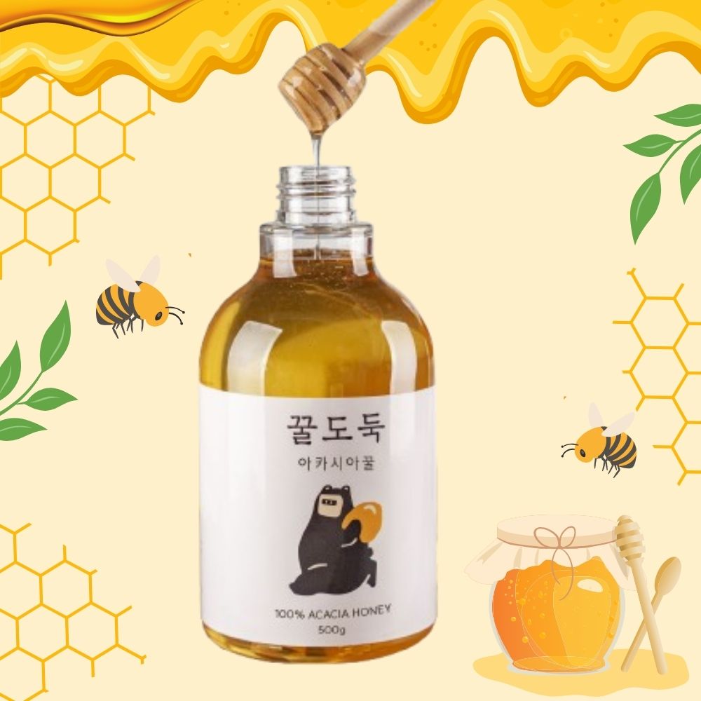 꿀잼농장 순수 자연 채밀 꿀 아카시아꿀 야생화꿀 500ml - 상세 이미지 3