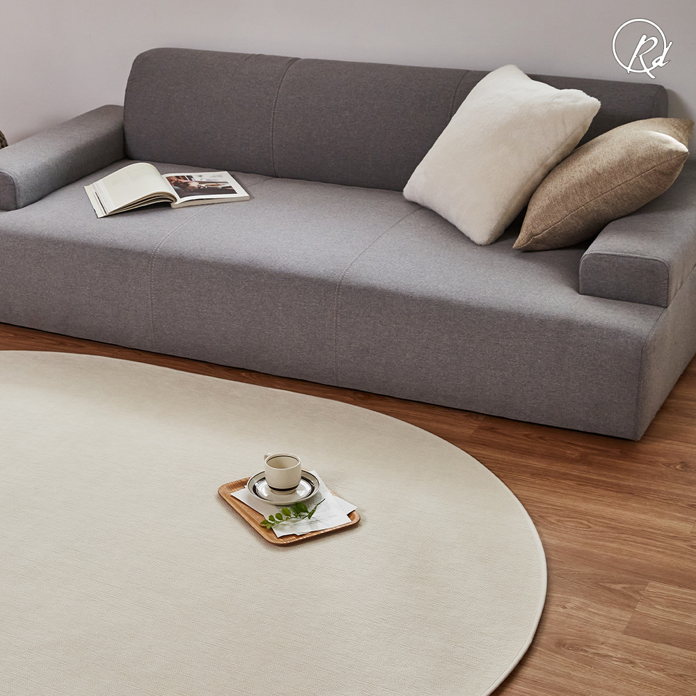 소프티 카페트 소프트 실키터치 라이브 방수 러그 소형 대형 원형 사각 원형200