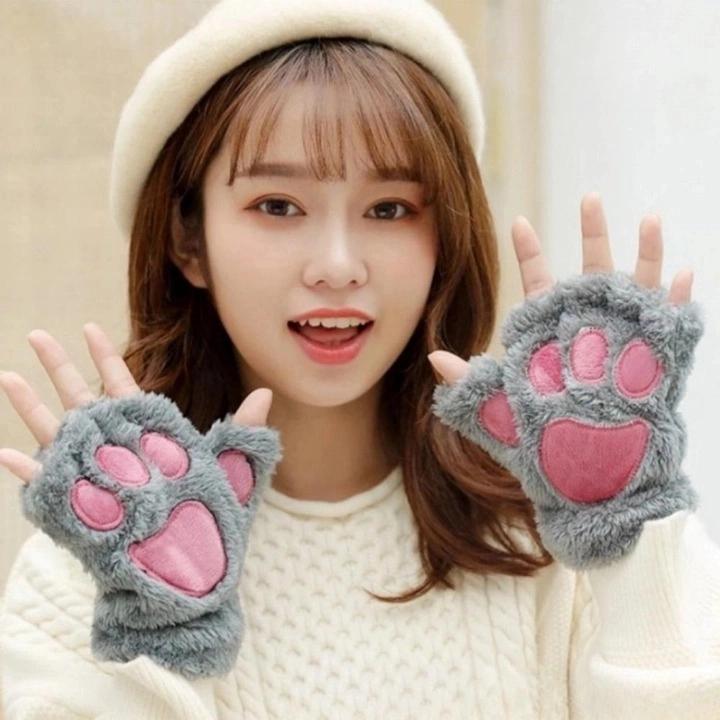 고양이손 장갑 귀여운 동물 발 모양 장갑 - 상품 이미지