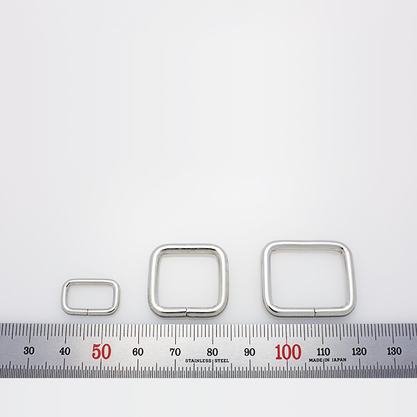 QR05 국산 사각링 니켈 12mm 5개 외 가방 부자재 가죽 공예 리버스몰 - 메인 이미지